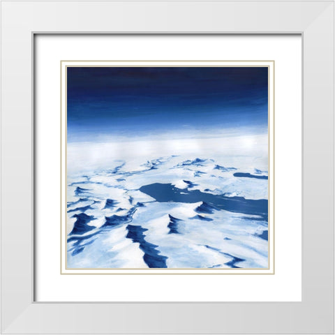 Arctic Circle II White Modern Wood Framed Art Print with Double Matting by Willett, Michael