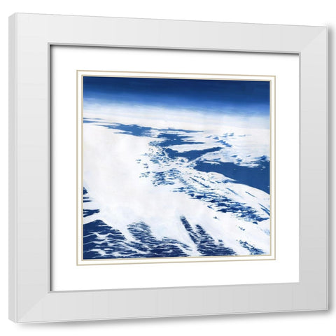Arctic Circle IV White Modern Wood Framed Art Print with Double Matting by Willett, Michael