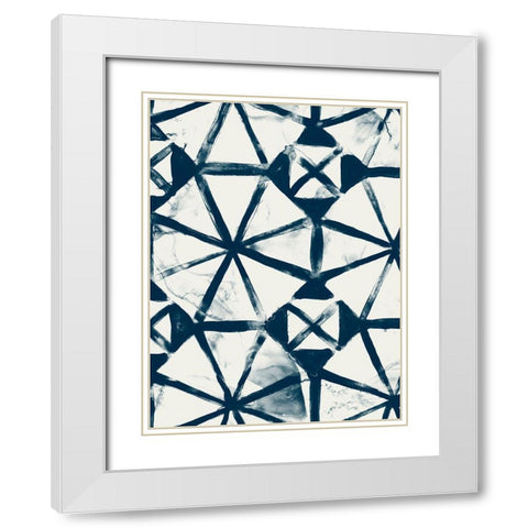 Monochrome Signals VIII White Modern Wood Framed Art Print with Double Matting by Vess, June Erica