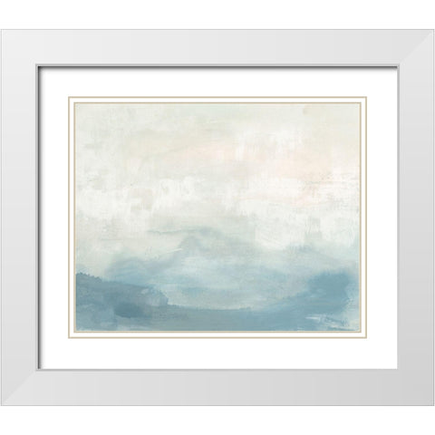 Tone Scape IV White Modern Wood Framed Art Print with Double Matting by Vess, June Erica