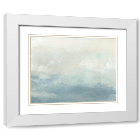 Tone Scape VI White Modern Wood Framed Art Print with Double Matting by Vess, June Erica