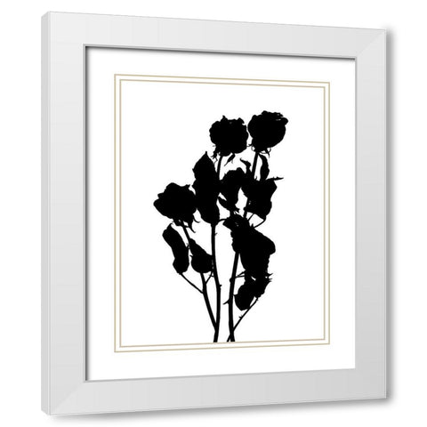 Pressed Memory I White Modern Wood Framed Art Print with Double Matting by Green, Jacob