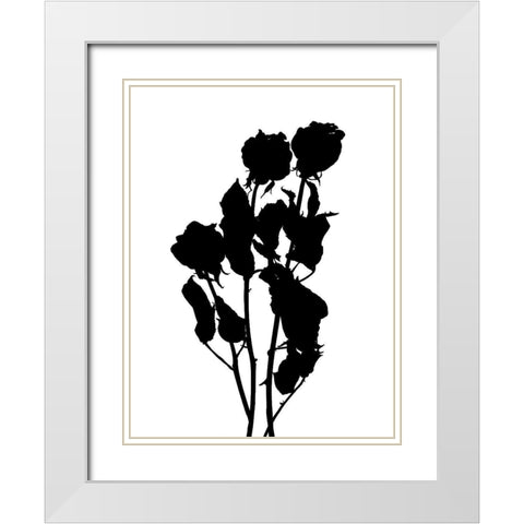 Pressed Memory I White Modern Wood Framed Art Print with Double Matting by Green, Jacob