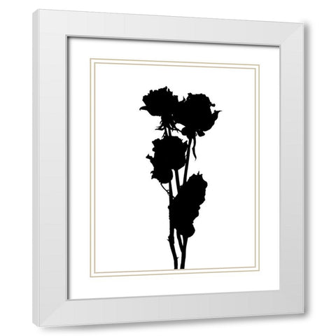 Pressed Memory III White Modern Wood Framed Art Print with Double Matting by Green, Jacob