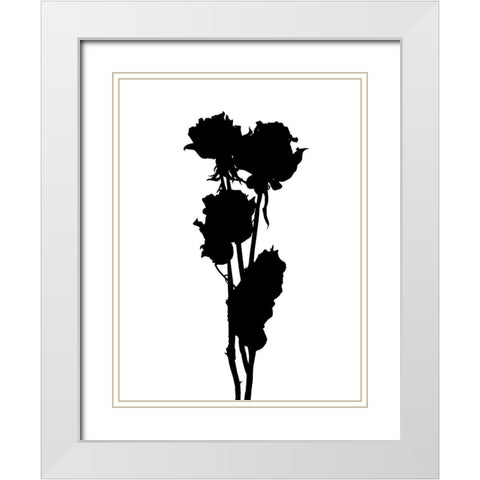 Pressed Memory III White Modern Wood Framed Art Print with Double Matting by Green, Jacob