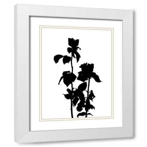 Pressed Memory IV White Modern Wood Framed Art Print with Double Matting by Green, Jacob