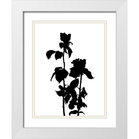 Pressed Memory IV White Modern Wood Framed Art Print with Double Matting by Green, Jacob