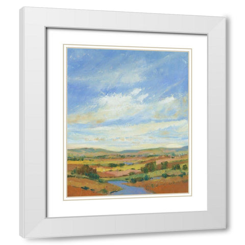 Fertile Land I White Modern Wood Framed Art Print with Double Matting by OToole, Tim