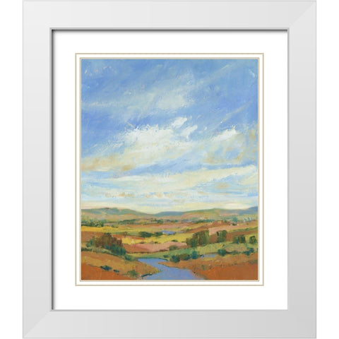 Fertile Land I White Modern Wood Framed Art Print with Double Matting by OToole, Tim