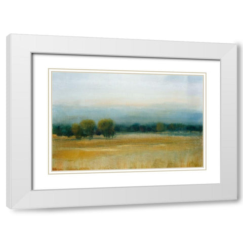 Tranquil Morning I White Modern Wood Framed Art Print with Double Matting by OToole, Tim