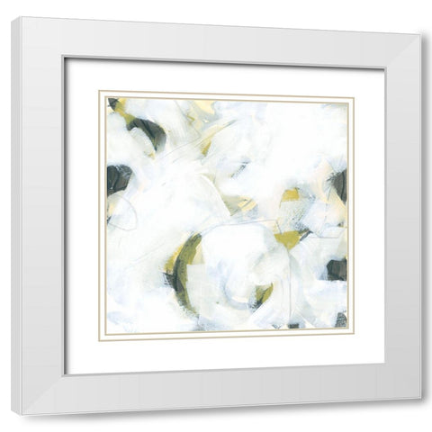 Citron Mix IV White Modern Wood Framed Art Print with Double Matting by Vess, June Erica