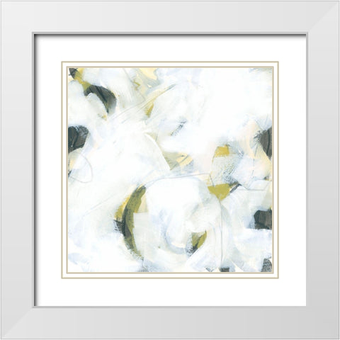 Citron Mix IV White Modern Wood Framed Art Print with Double Matting by Vess, June Erica