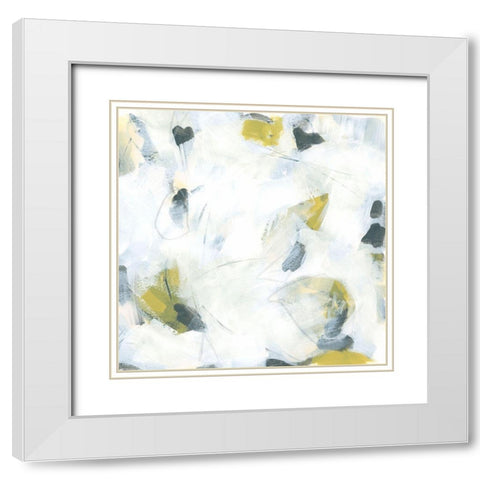 Citron Mix VIII White Modern Wood Framed Art Print with Double Matting by Vess, June Erica
