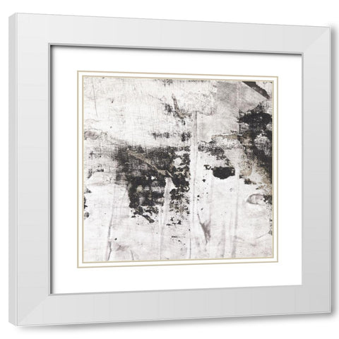 Neutral Amaze I White Modern Wood Framed Art Print with Double Matting by Aryai, Sia
