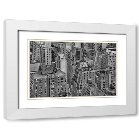 Velvet Views I White Modern Wood Framed Art Print with Double Matting by Stelfox, Norm