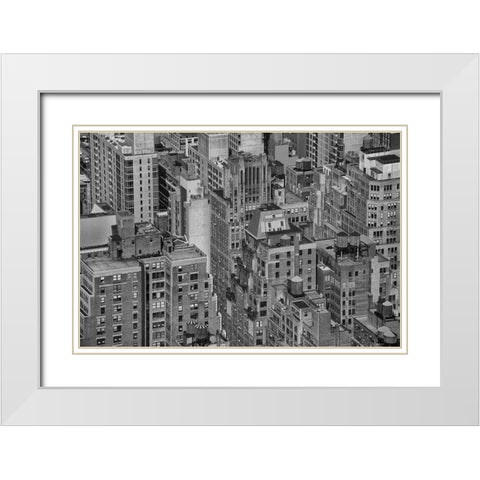 Velvet Views I White Modern Wood Framed Art Print with Double Matting by Stelfox, Norm