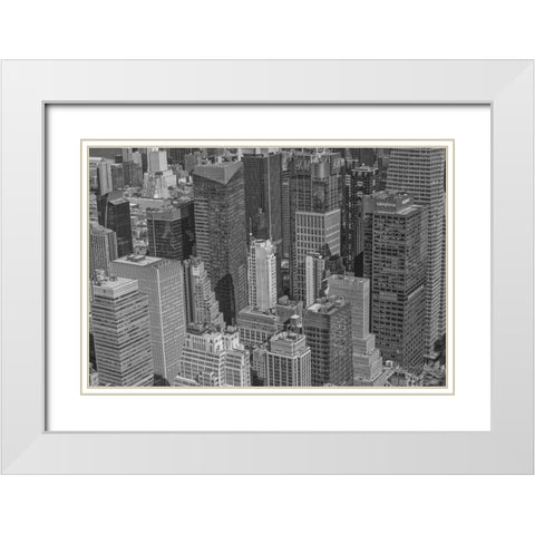 Velvet Views II White Modern Wood Framed Art Print with Double Matting by Stelfox, Norm
