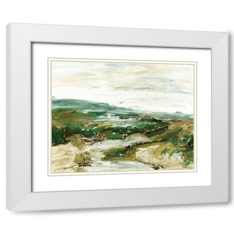 Further I White Modern Wood Framed Art Print with Double Matting by Wang, Melissa