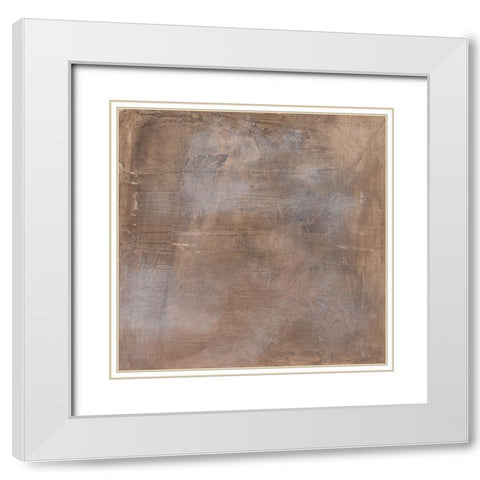 Subtle Confusion II White Modern Wood Framed Art Print with Double Matting by Moore, Regina