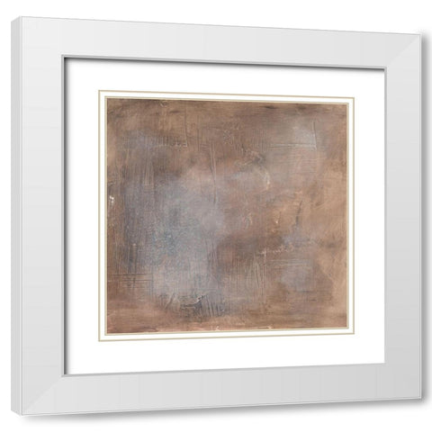 Subtle Confusion III White Modern Wood Framed Art Print with Double Matting by Moore, Regina