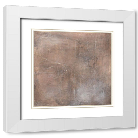 Subtle Confusion IV White Modern Wood Framed Art Print with Double Matting by Moore, Regina