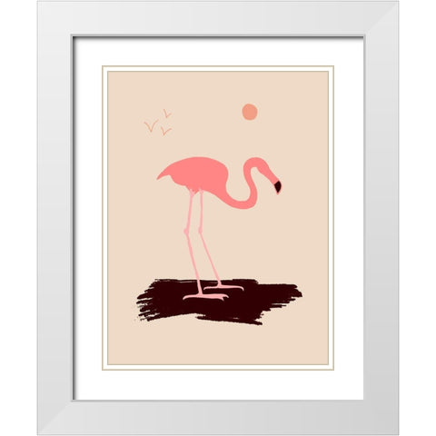 Native Floridian II White Modern Wood Framed Art Print with Double Matting by Green, Jacob