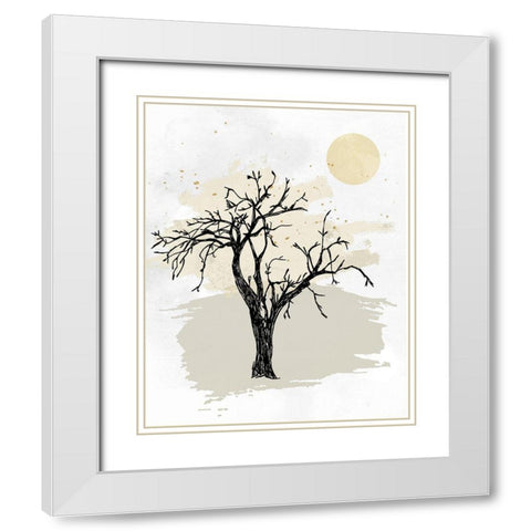 The Nook II White Modern Wood Framed Art Print with Double Matting by Smith, Karen