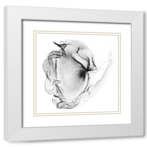 Veiled Illusions III White Modern Wood Framed Art Print with Double Matting by Curinga, Kim