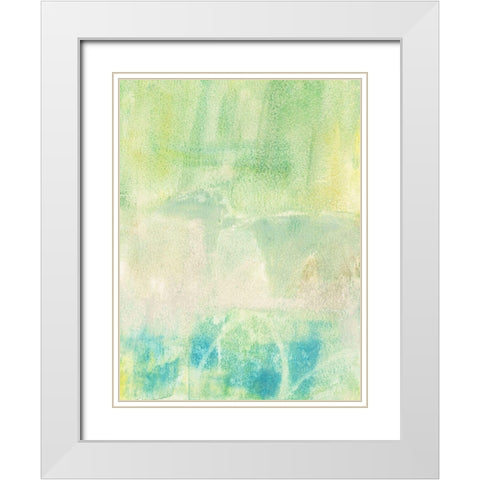 Serus I White Modern Wood Framed Art Print with Double Matting by Jachimiec, Sue