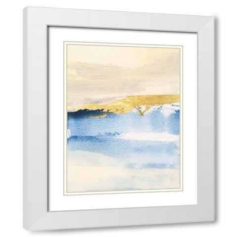 Pampa I White Modern Wood Framed Art Print with Double Matting by Jachimiec, Sue