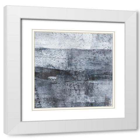 Chion I White Modern Wood Framed Art Print with Double Matting by Jachimiec, Sue