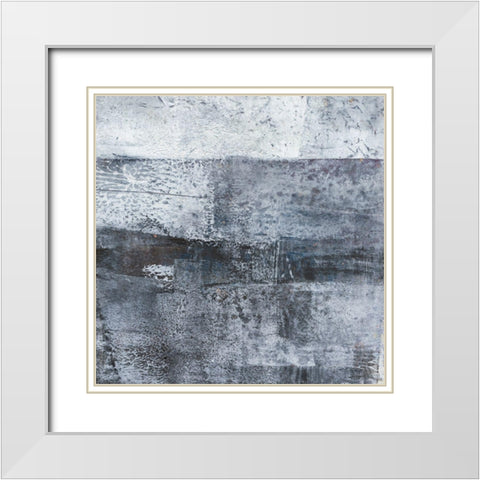 Chion I White Modern Wood Framed Art Print with Double Matting by Jachimiec, Sue