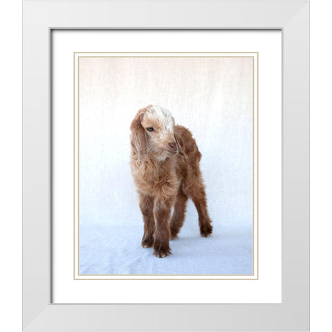 Friday White Modern Wood Framed Art Print with Double Matting by Soderman, Tania