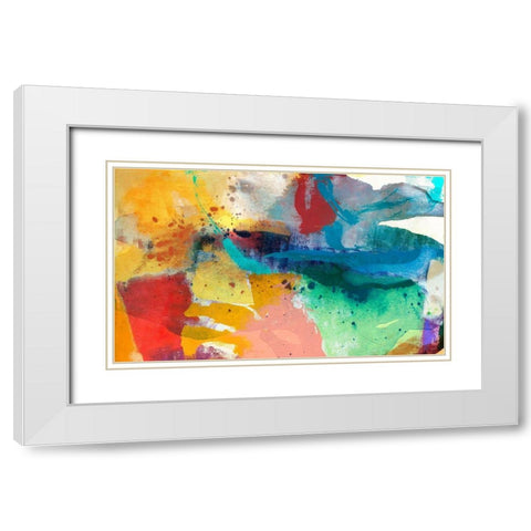 Observation 6 White Modern Wood Framed Art Print with Double Matting by Jasper, Sisa