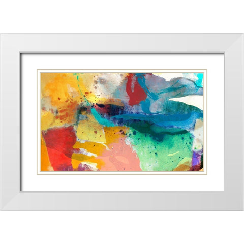 Observation 6 White Modern Wood Framed Art Print with Double Matting by Jasper, Sisa