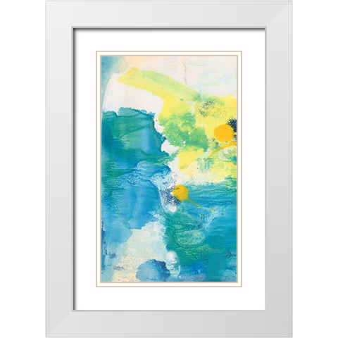 Early Dream II White Modern Wood Framed Art Print with Double Matting by Combs, Joyce