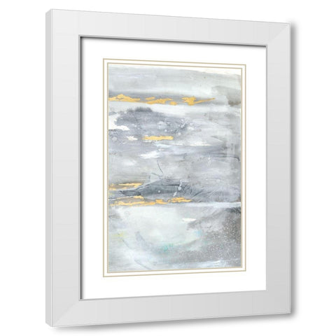 Coming Home Again I White Modern Wood Framed Art Print with Double Matting by Combs, Joyce