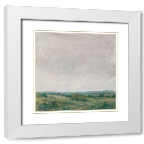 Airy Spring I White Modern Wood Framed Art Print with Double Matting by OToole, Tim