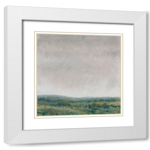 Airy Spring II White Modern Wood Framed Art Print with Double Matting by OToole, Tim