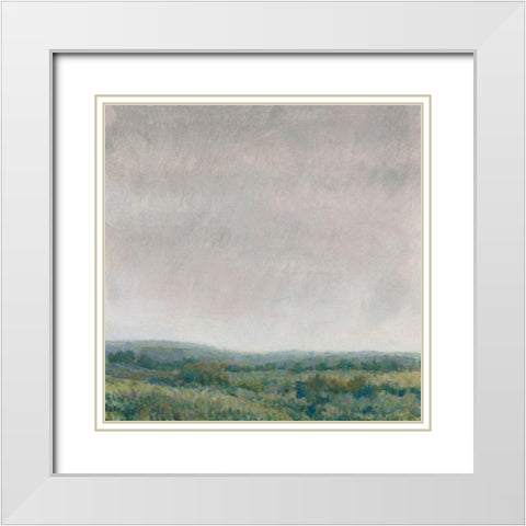 Airy Spring II White Modern Wood Framed Art Print with Double Matting by OToole, Tim