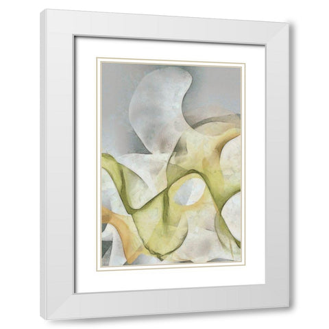 Excursion I White Modern Wood Framed Art Print with Double Matting by Saunders, Alonzo