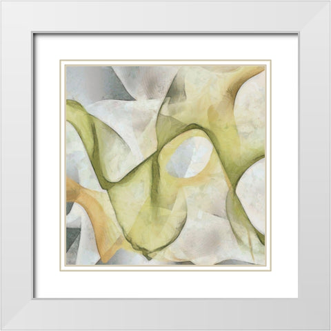 Excursion IV White Modern Wood Framed Art Print with Double Matting by Saunders, Alonzo