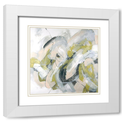 Rolling Sprint II White Modern Wood Framed Art Print with Double Matting by Vess, June Erica