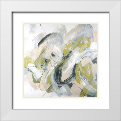 Rolling Sprint II White Modern Wood Framed Art Print with Double Matting by Vess, June Erica