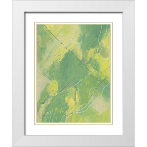 Heartland I White Modern Wood Framed Art Print with Double Matting by Moore, Regina