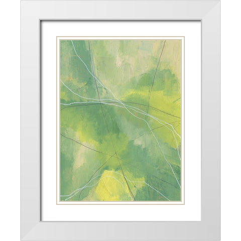 Heartland II White Modern Wood Framed Art Print with Double Matting by Moore, Regina