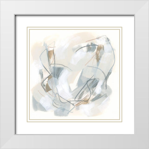 Neutral Assembly VIII White Modern Wood Framed Art Print with Double Matting by Vess, June Erica