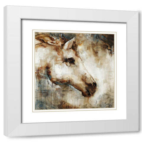 White Light White Modern Wood Framed Art Print with Double Matting by Edmunds, Sydney