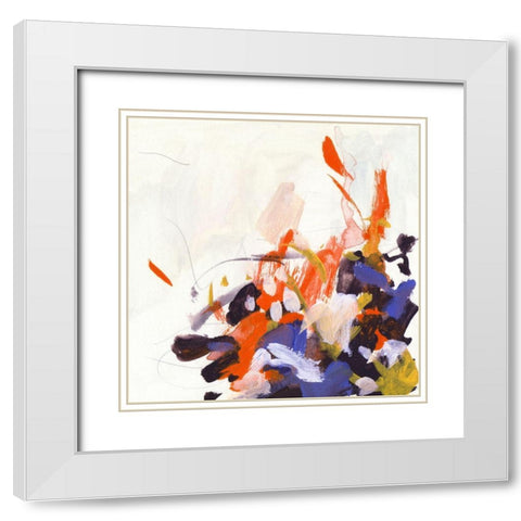Format Plunge I White Modern Wood Framed Art Print with Double Matting by Wang, Melissa