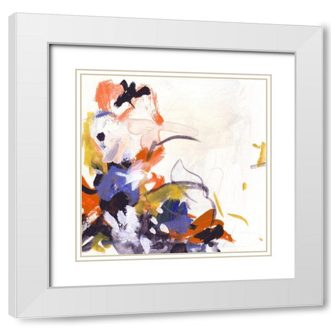Format Plunge II White Modern Wood Framed Art Print with Double Matting by Wang, Melissa